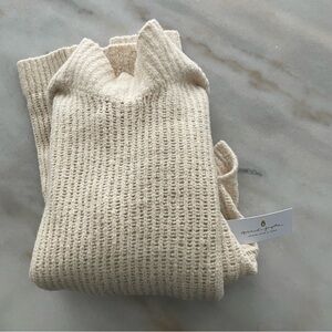 NWT Spiritual Gangster Cozy Cream Turtleneck Sweater size M